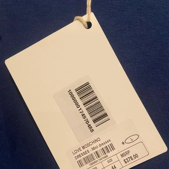 New Moschino logo fair aisle sweater dress - Picture 8 of 11